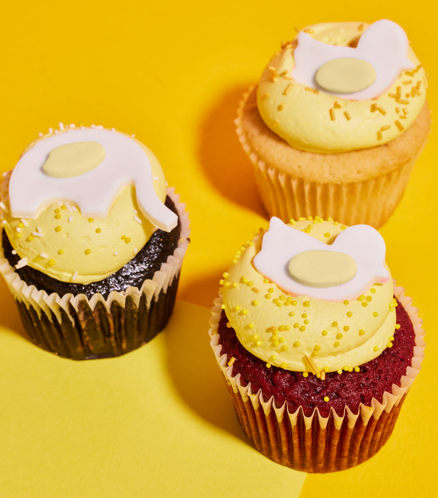 Baby Yellow Cupcake Box-Flavourtown Bakery