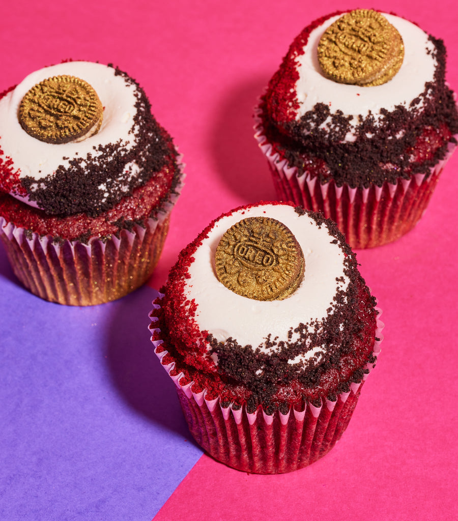 Red Velvet Oreo Cupcake-Flavourtown Bakery