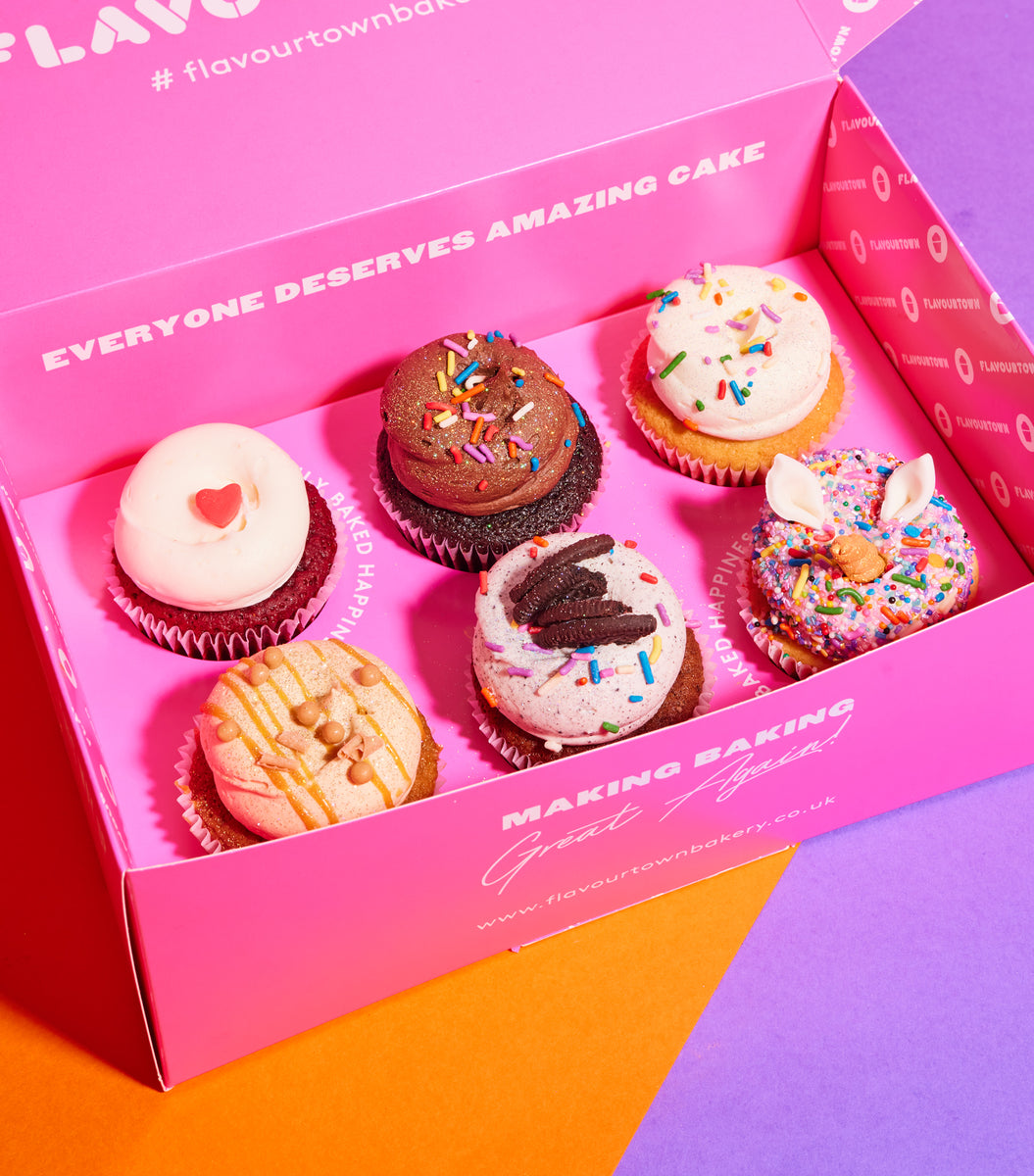 Party Cupcake Box Cupcakes London Flavourtown Bakery