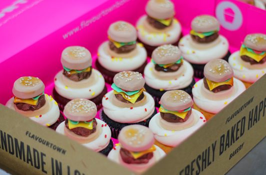 Byron Hamburgers 10th Birthday Cupcakes!