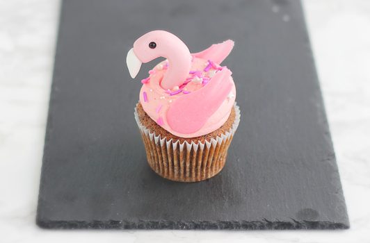 How to make Flamingo Cupcakes