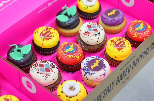 Bespoke Superhero Cupcakes Hit London