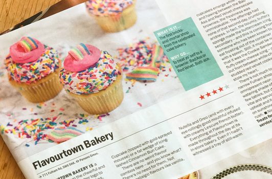 Flavourtown Bakery in Timeout Magazine