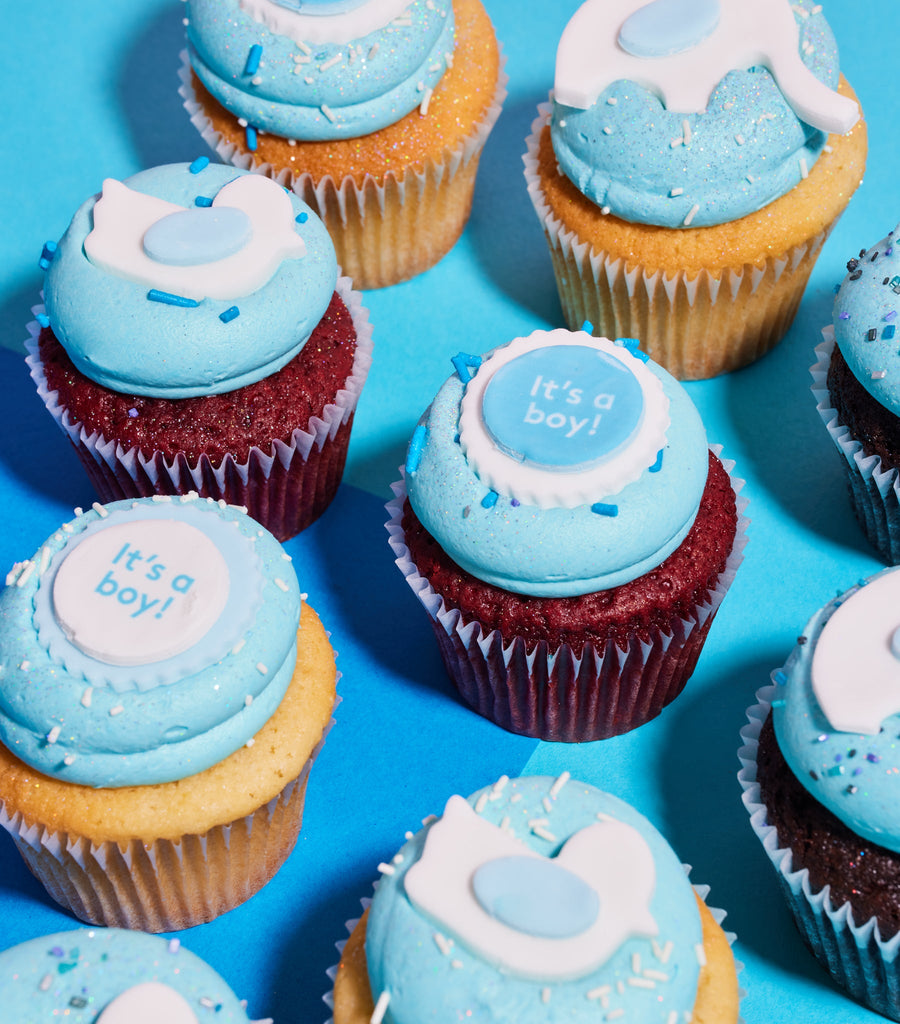 Baby Boy Cupcake Box-Flavourtown Bakery