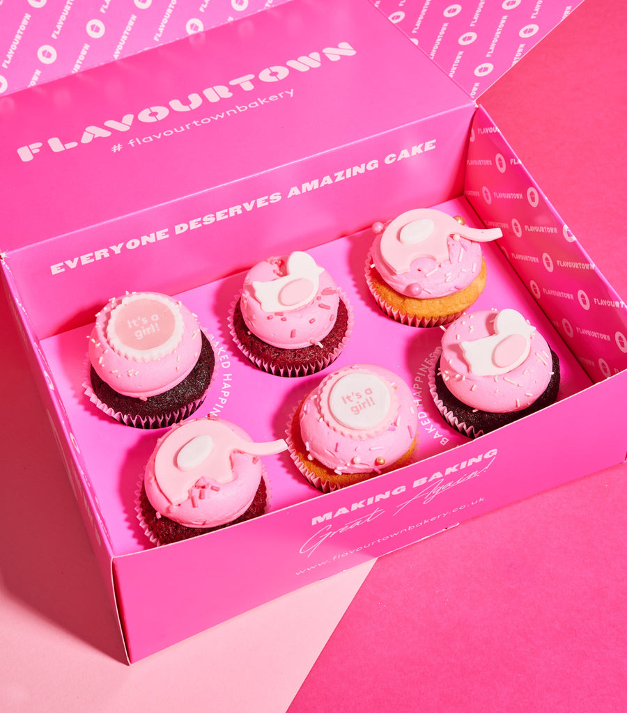 Baby Girl Cupcake Box-Flavourtown Bakery