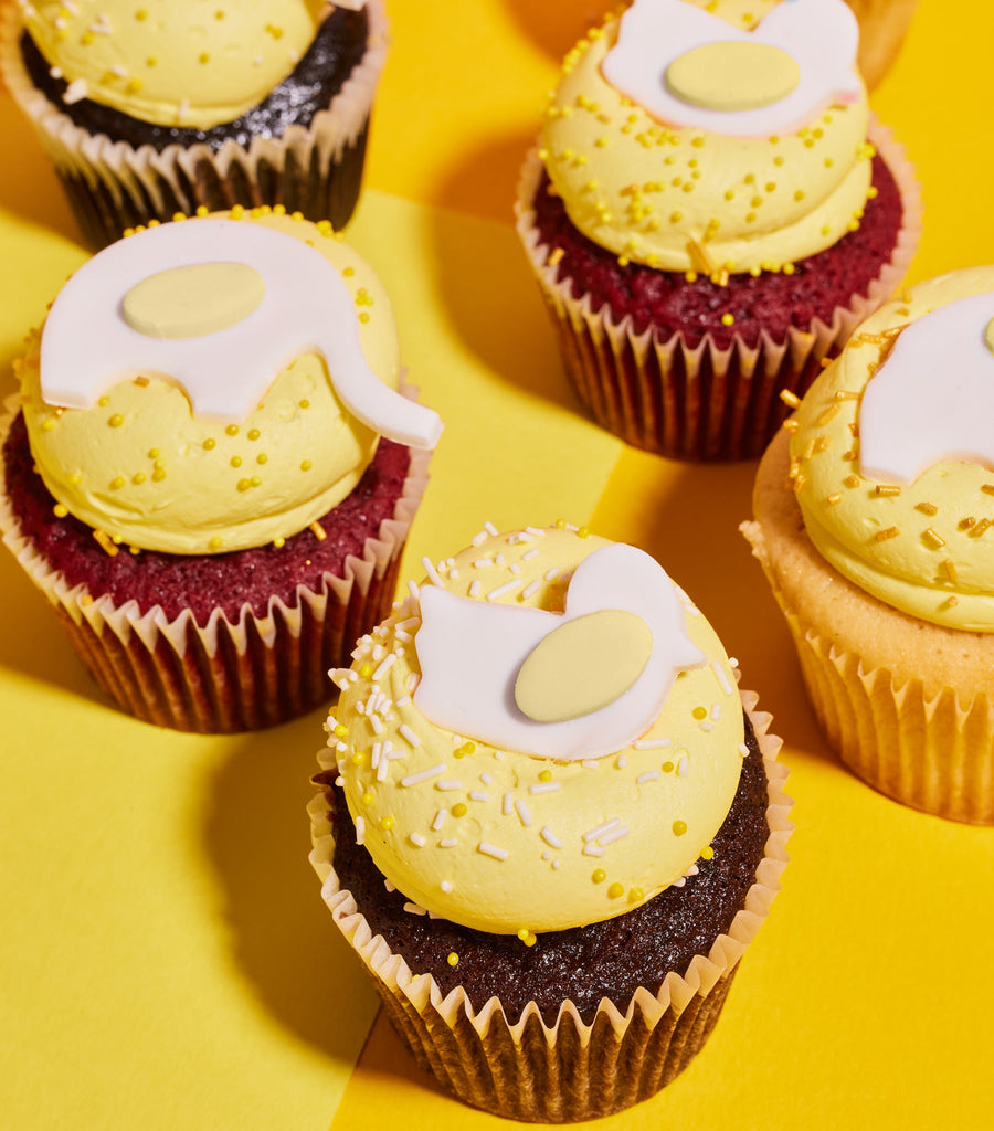 Baby Yellow Cupcake Box-Flavourtown Bakery