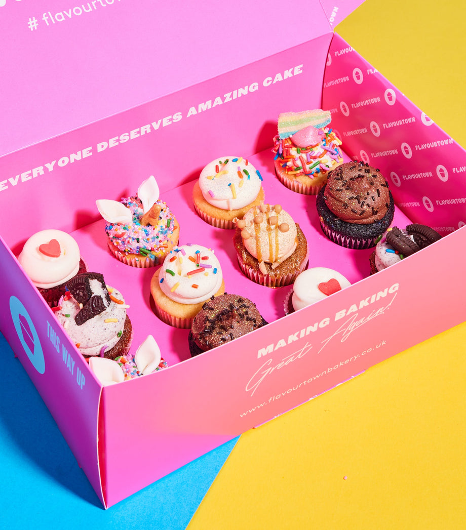 Bakers Mixed Dozen Mini Cupcakes | Cupcakes London – Flavourtown