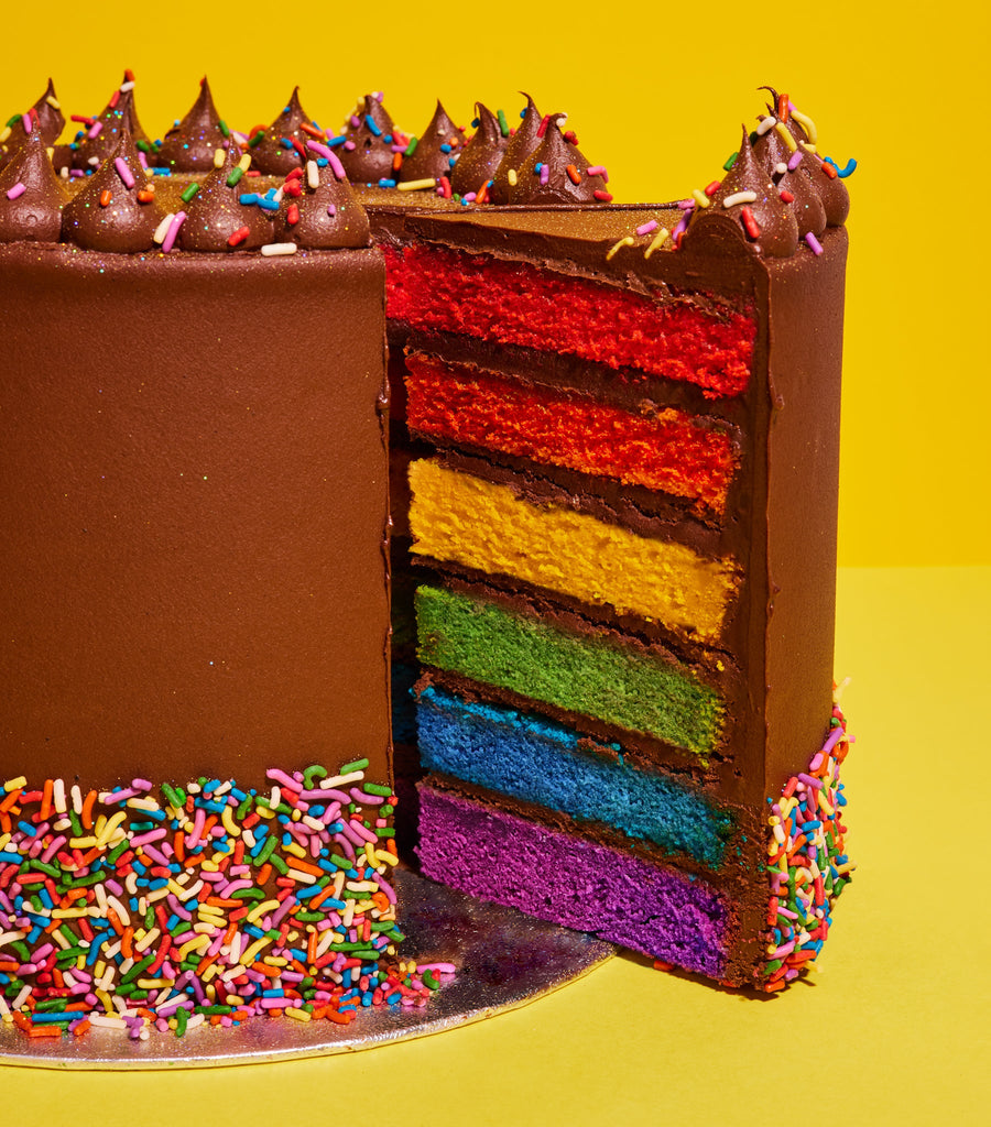 Chocolate Rainbow Cake-Flavourtown Bakery