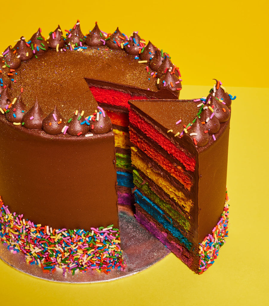 Chocolate Rainbow Cake-Flavourtown Bakery