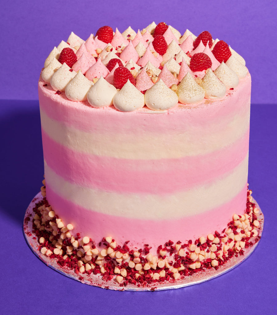 Free From Gluten Raspberry Tripple Cake-Flavourtown Bakery