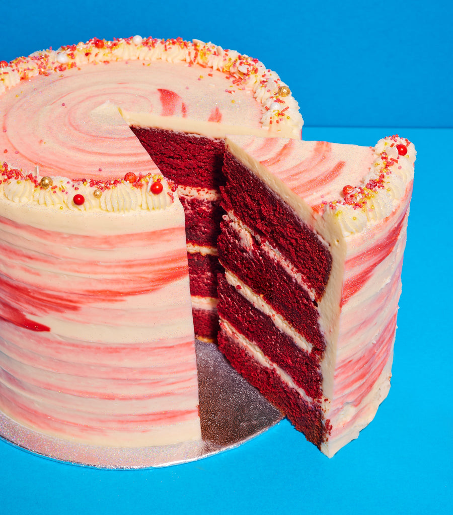 Free From Gluten Red Velvet Cake-Flavourtown Bakery