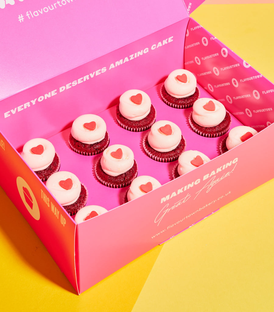 Free From Gluten Red Velvet Mini Cupcake-Flavourtown Bakery