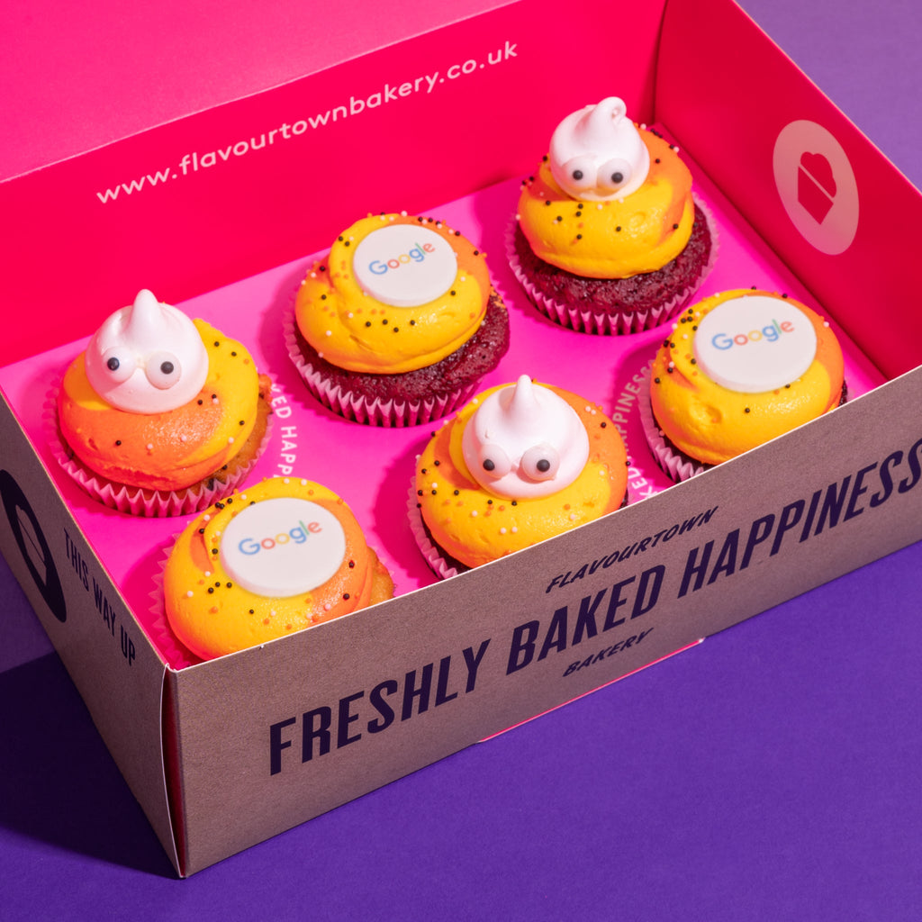 Halloween Logo Cupcakes-Flavourtown Bakery