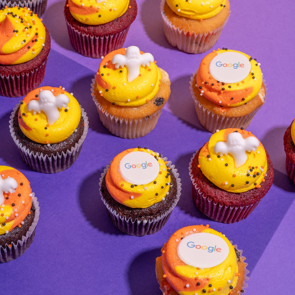 Halloween Logo Mini Cupcakes-Flavourtown Bakery