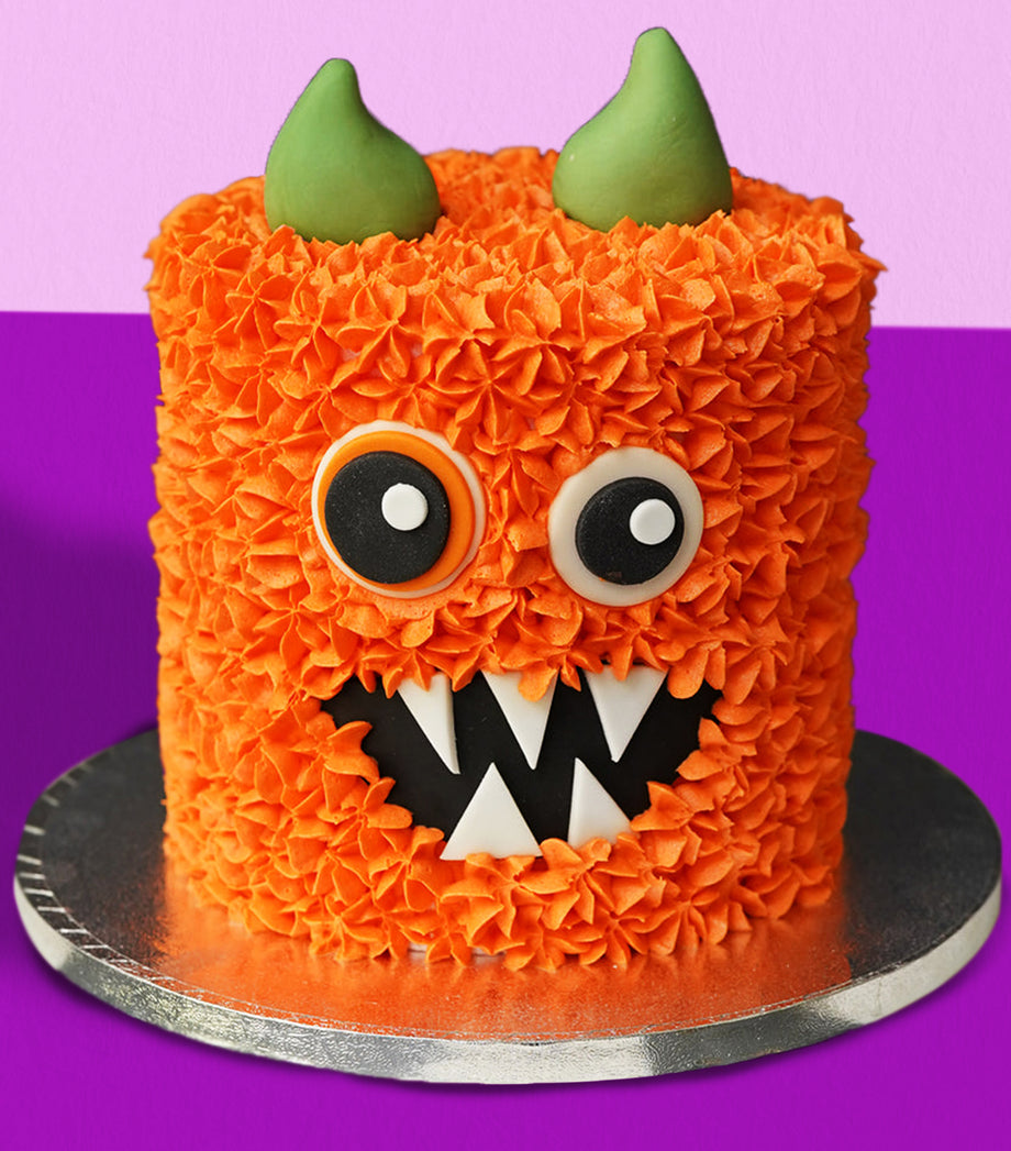 Vegan Free From Gluten Orange Monster Cake