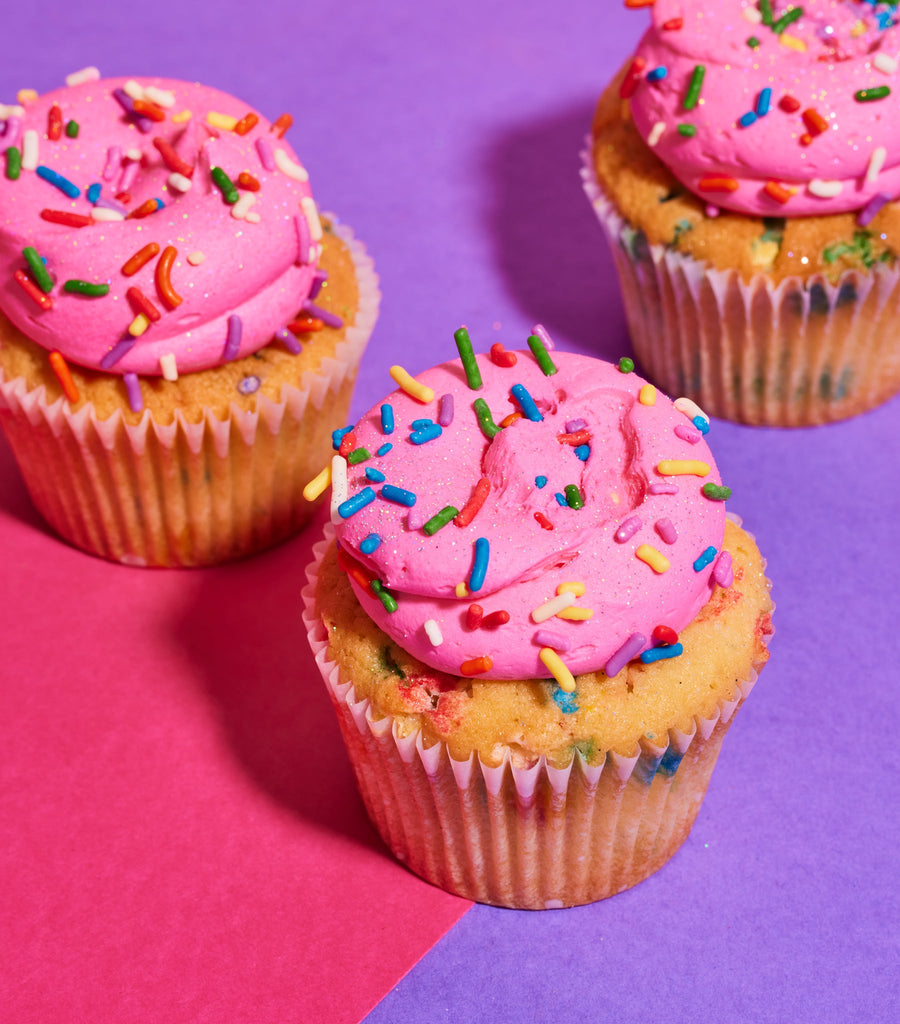 Pink Vanilla Funfetti Cupcake-Flavourtown Bakery