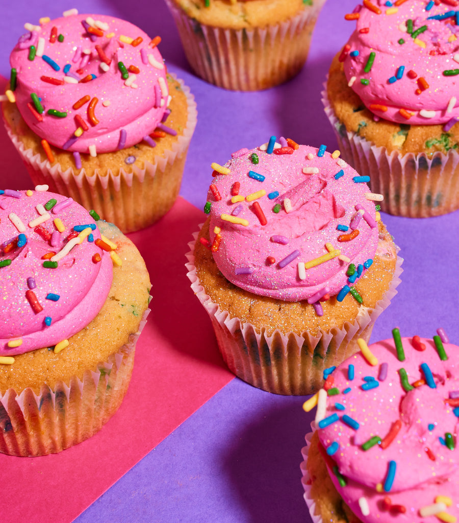 Pink Vanilla Funfetti Cupcake-Flavourtown Bakery