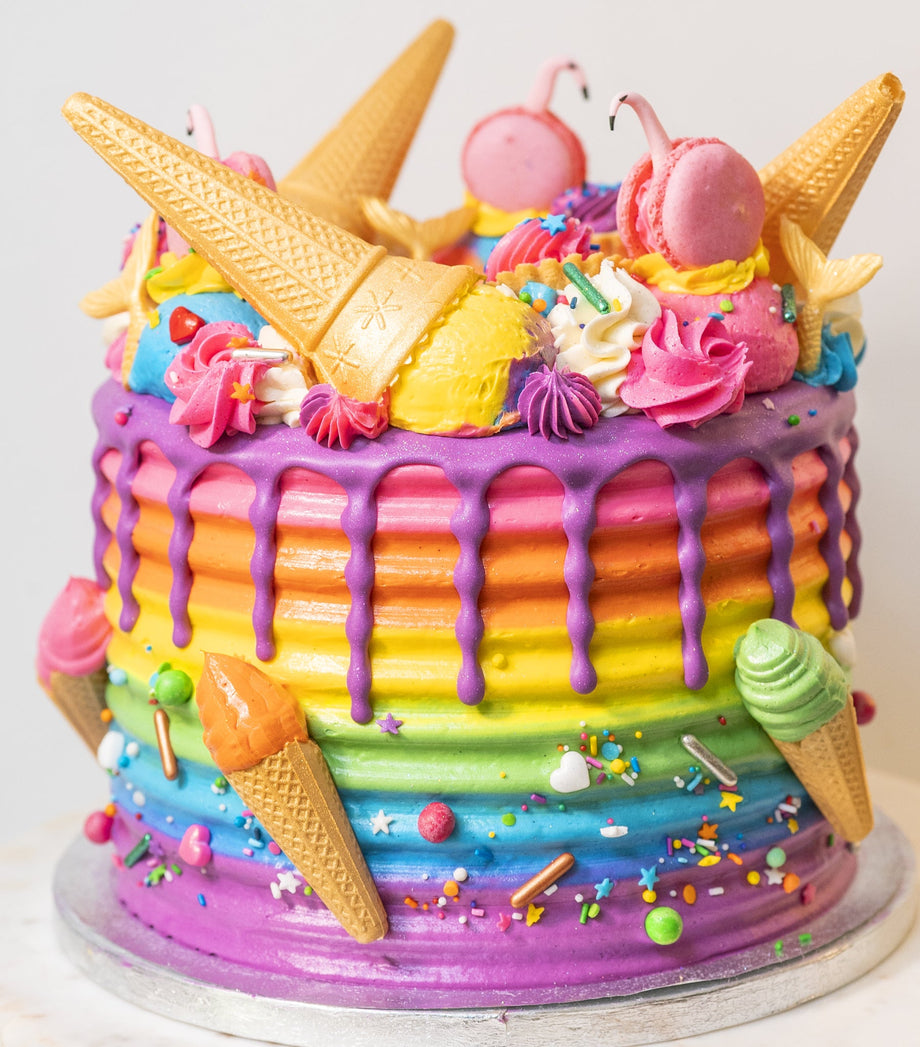 【KAIEDA】Flavors November Rainbow Cake Pride Ultimate Rainbowgasm Cake – Flavourtown Bakery