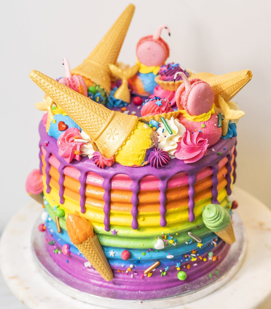 Pride Ultimate Rainbowgasm Cake-Flavourtown Bakery