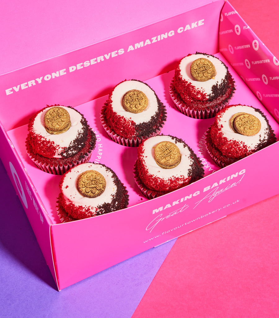 Red Velvet Oreo Cupcake-Flavourtown Bakery