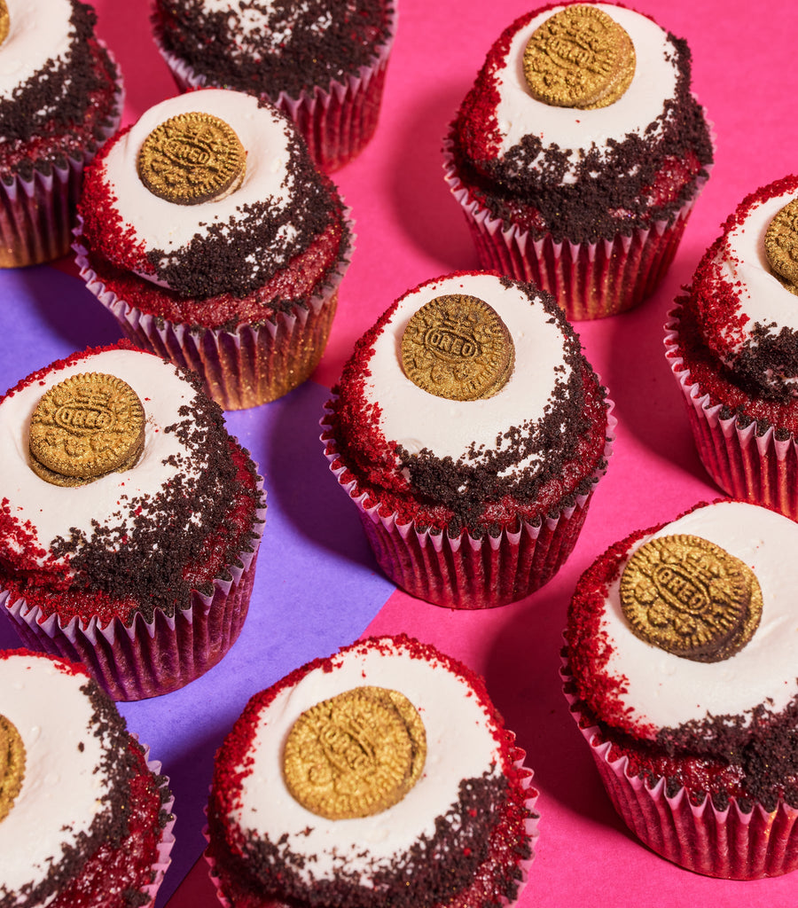 Red Velvet Oreo Cupcake-Flavourtown Bakery