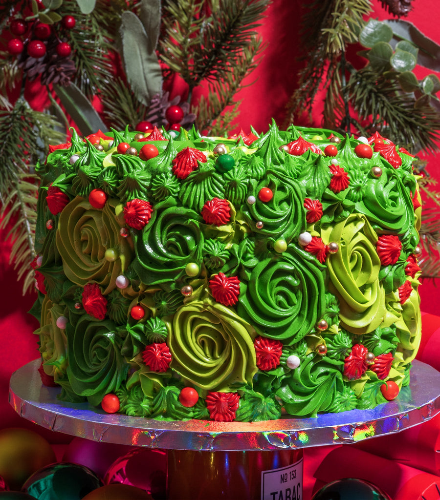 Santa's Christmas Tree Cake-Flavourtown Bakery