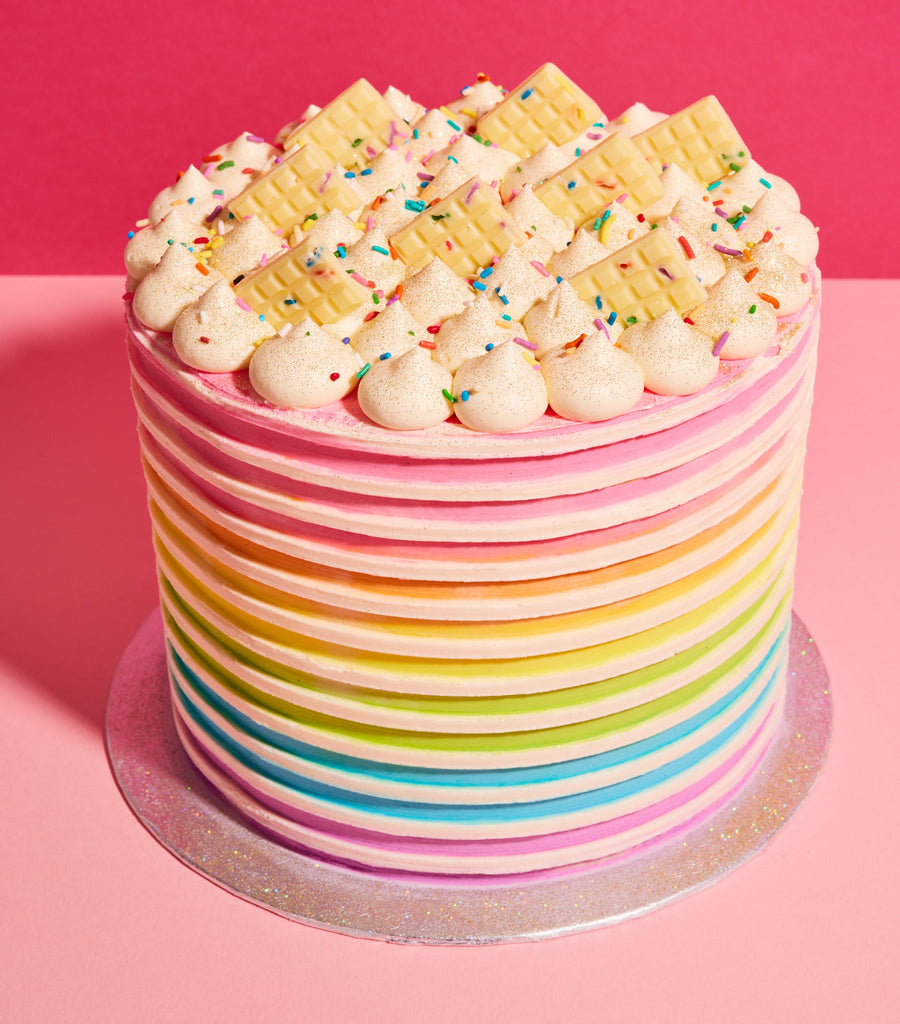 Vanilla Funfetti Sprinkle Cake AKA The Best Birthday Cake In London-Flavourtown Bakery