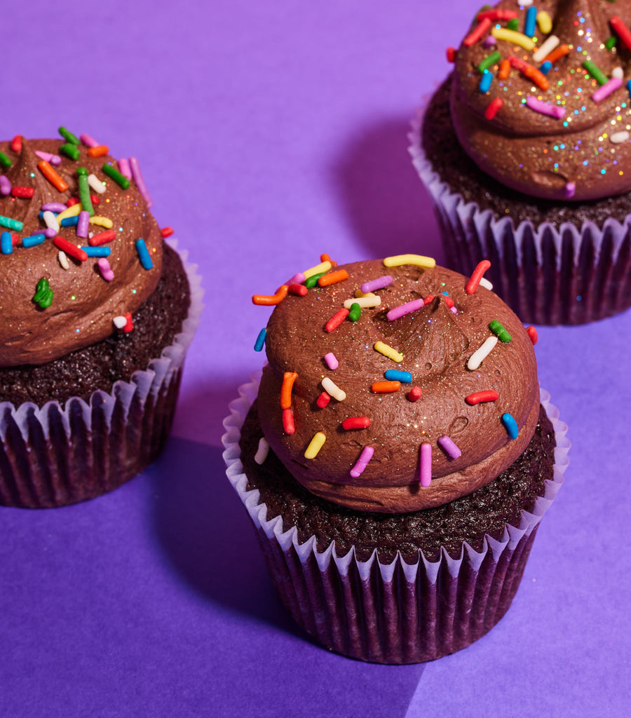 Vegan Chocolate Party Cupcake-Flavourtown Bakery