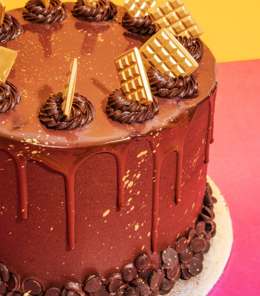 Vegan & Free From Gluten Death by Chocolate Cake-Flavourtown Bakery