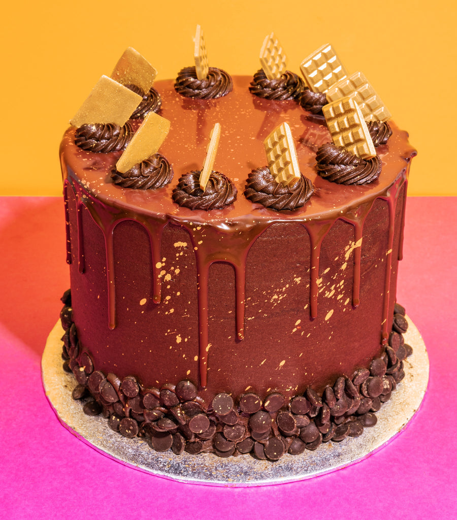 Vegan & Free From Gluten Death by Chocolate Cake-Flavourtown Bakery