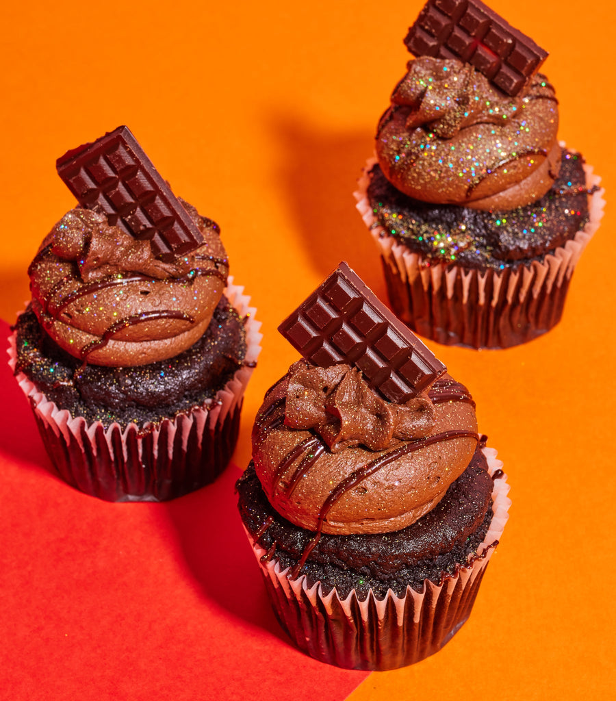 Vegan & Free From Gluten Death by Chocolate Cupcake-Flavourtown Bakery