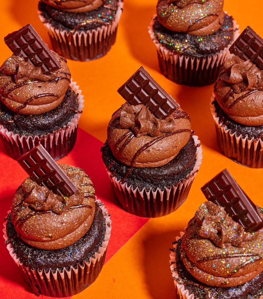 Vegan & Free From Gluten Death by Chocolate Cupcake-Flavourtown Bakery