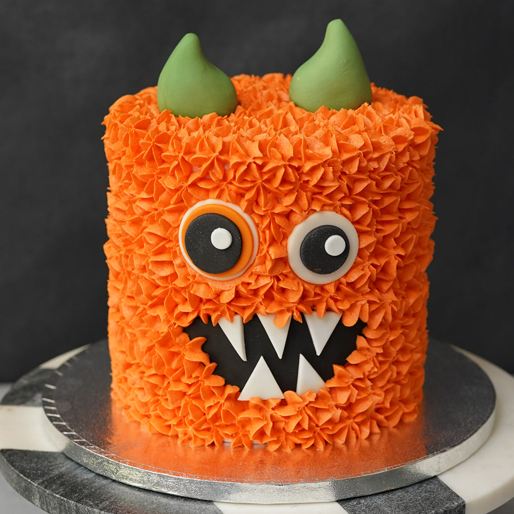 Vegan & Free From Gluten Orange Monster Cake-Flavourtown Bakery