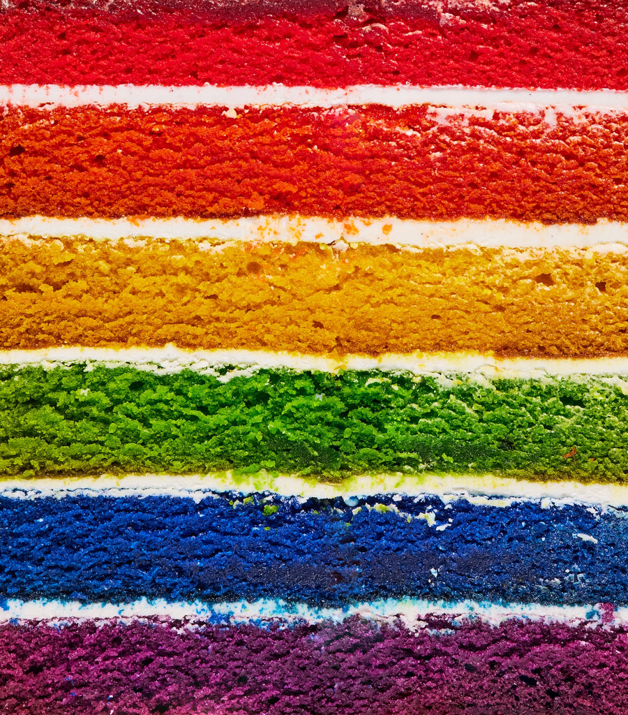 Vegan Rainbow Birthday Cake-Flavourtown Bakery